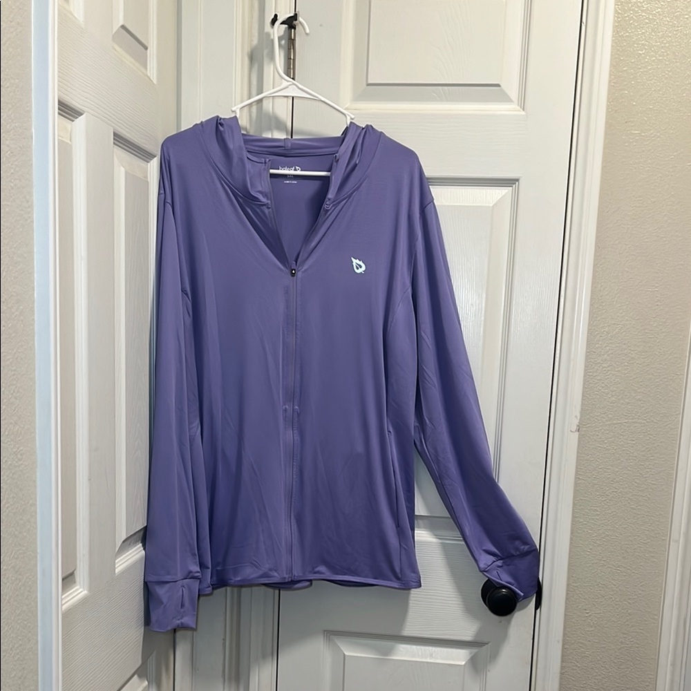 Baleaf Purple Long Sleeve Relaxed Hoodie